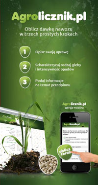 Agrolicznik.pl - Oblicz dawkę nawozu dla swojej uprawy w 3 prostych krokach